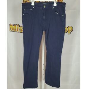 Denim Culture Men’s Blue Skinny Jeans Stretch Fit Size 38x32